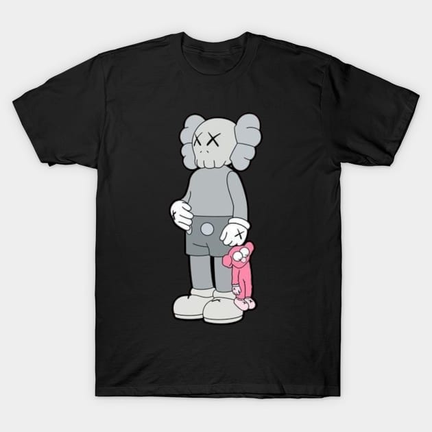 Kaws Design 1 T-Shirt by Vidi MusiCartoon